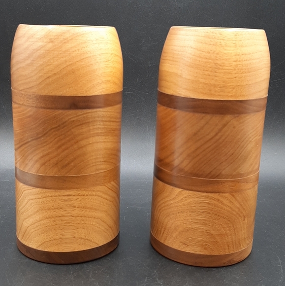 Hardy Huron Crafts Hand Crafted Wooden Mugs Barrie Ontario Butternut Walnut Wood - Picture 4 of 10